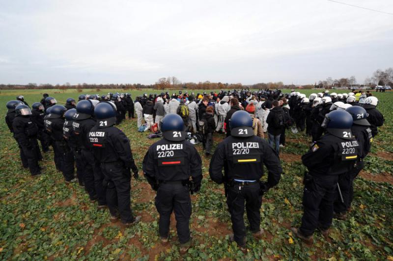 Polizeikessel Wendland 2011