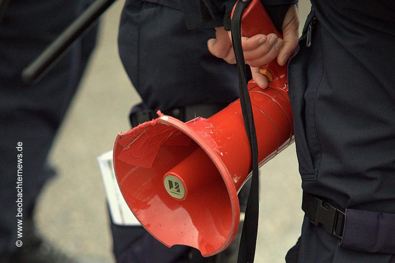 Widerstand gegen NPD Bundesparteitag in Weinheim 20