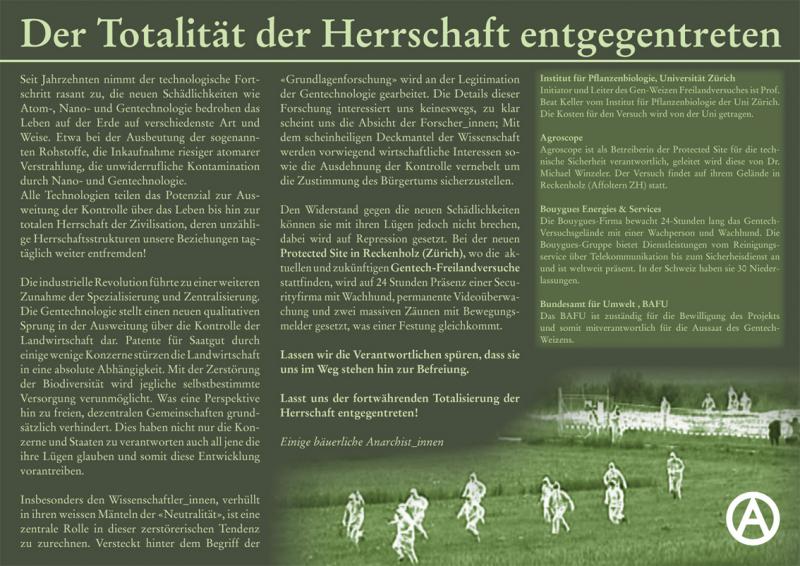 Der Totalität der Herrschaft entgegentreten