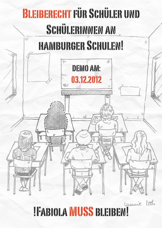 Bleiberecht für Schüler und Schülerinnen an Hamburger Schulen!