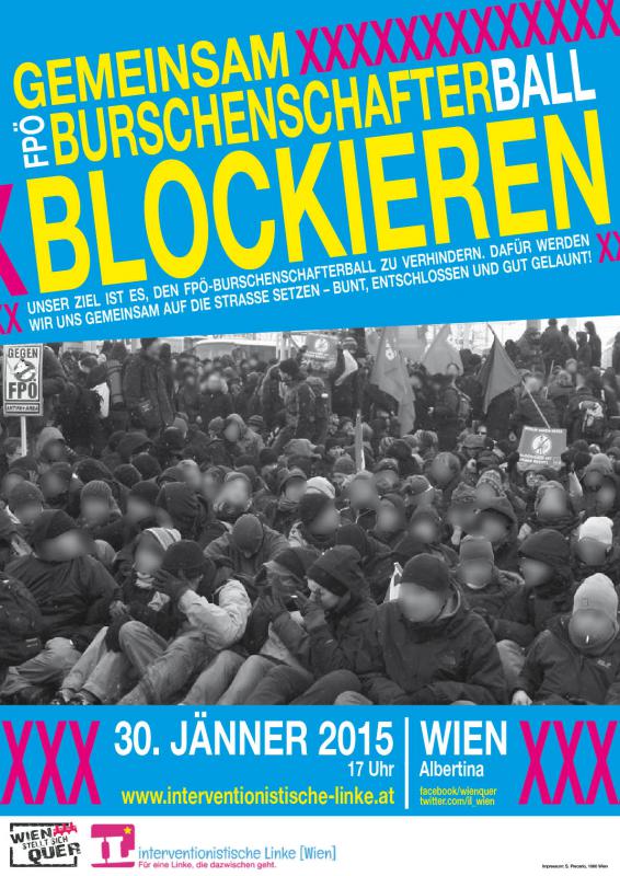 Burschenschafterball blockieren