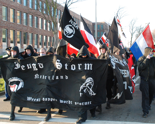 NSA-Jeugstorm Nederland - Demonstration in Zoetermeer am 15.12.2007