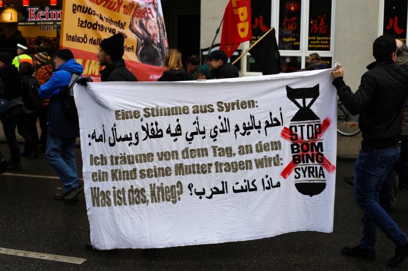 Demo gegen Syrienkrieg - 4