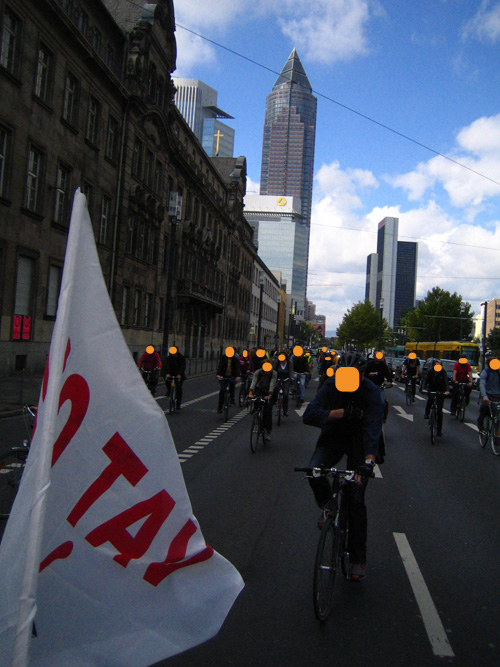 Auf dem Weg durch die Stadt