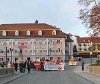 Sponti zum Bahnhof nach den Protesten