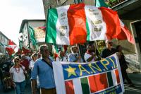 Antifa-Demo, 4.9.2016 in Chianciano, (Fotografo: Carlo Pellegrini)