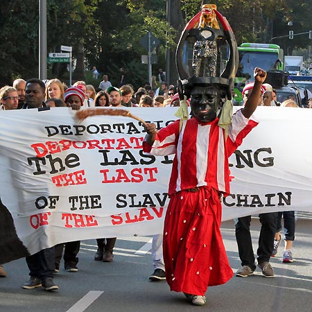 20 Jahre The Voice Refugee Forum - Demo in Jena