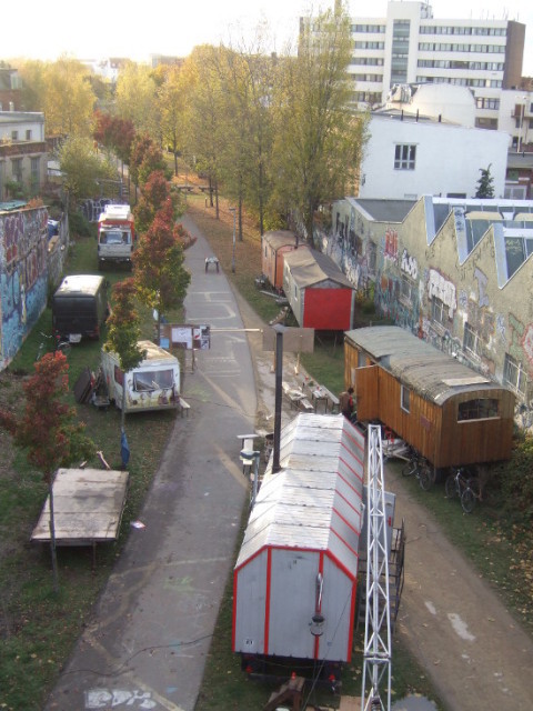 Wagenplatz-Besetzung Leipzig