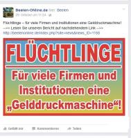 selbsternannter Chefredakteur Michael B. aus Ennigerloh hetzt gegen Flüchtlinge getarnt unter verschiedenen Newsportalen im Netz 11