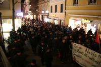 Demo in Fußgängerzone