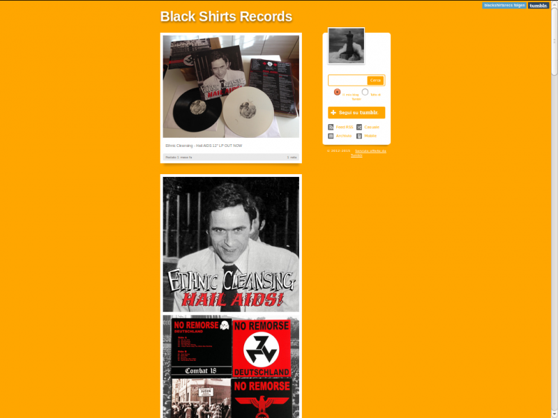 "Black Shirts Records" - "No Remorse"