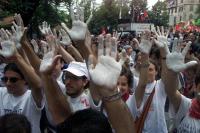 Demo am 19.07.2001 - manifestazione migrante