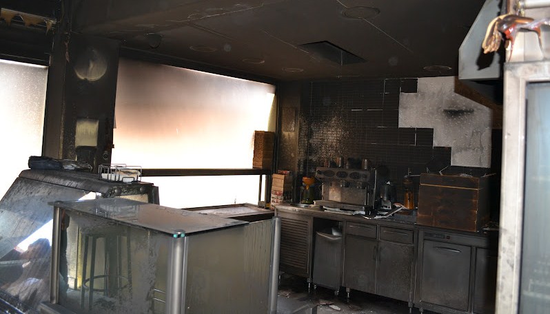 Golden Dawn Office Peristeri Arson Attack