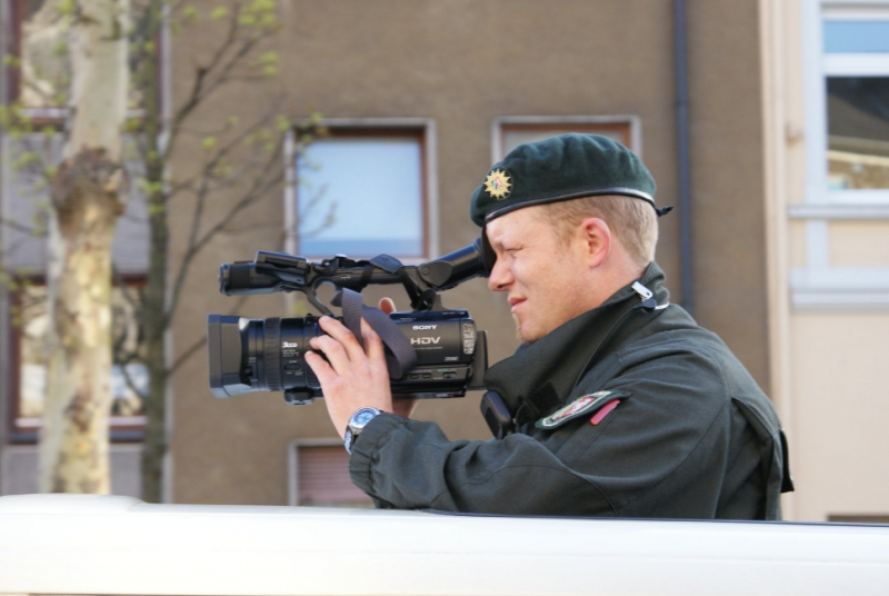 Demonstration wird durchweg abgefilmt