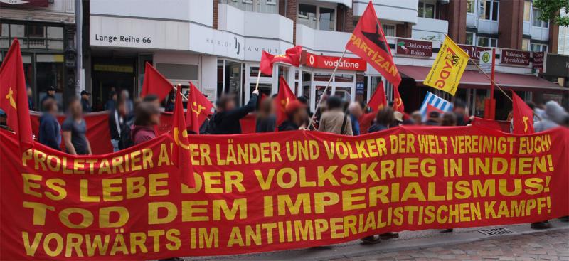 Indiensolidarität bei der DGB-Demo