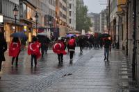 Marsch durch die Münchner Innenstadt