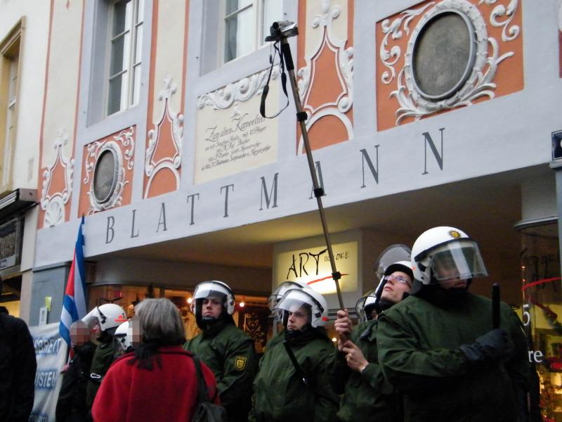 Antifaschistische Demonstration am 14. November 2009 in Freiburg