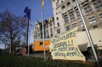 Wagenplatzdemo am Neuen Rathaus