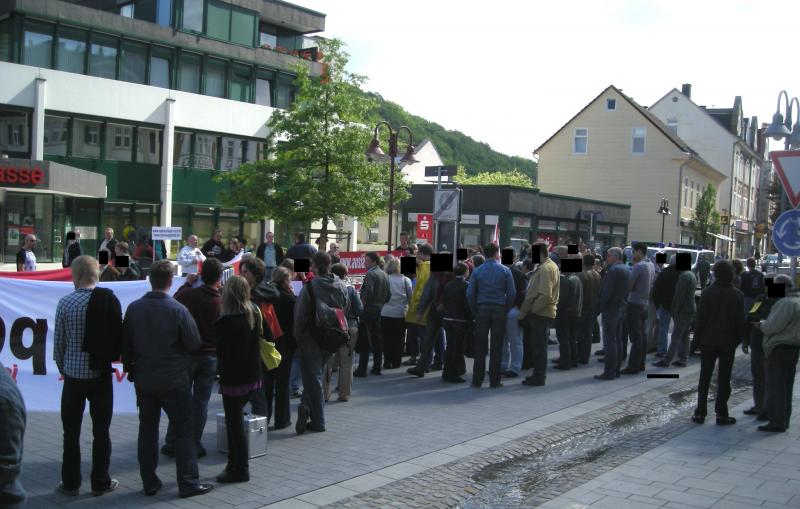 Teil der Gegendemo