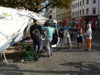 Protestmarsch und Asylstreik und die Vorbereitungen in Berli. II