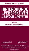 Flyer: Revolte in Ägypten