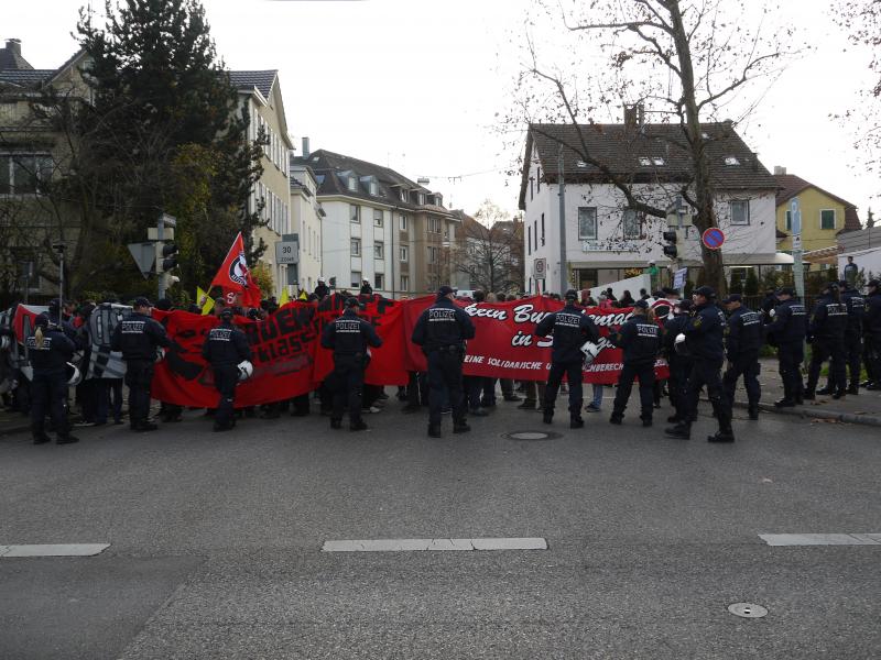 Spontandemonstration nach den Protesten