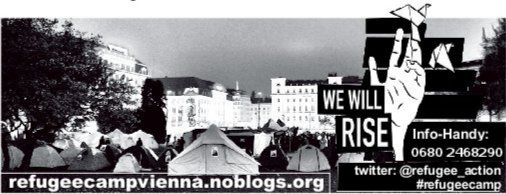 refugee camp vienna