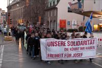 Unsere Solidarität die könnt ihr haben. Freiheit für Josef!