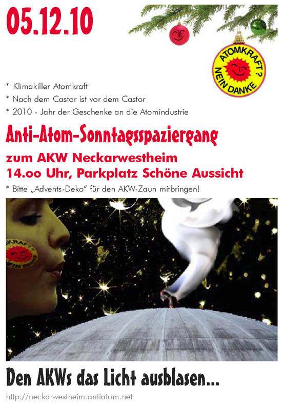 Anti-Atom-Sonntagsspaziergang