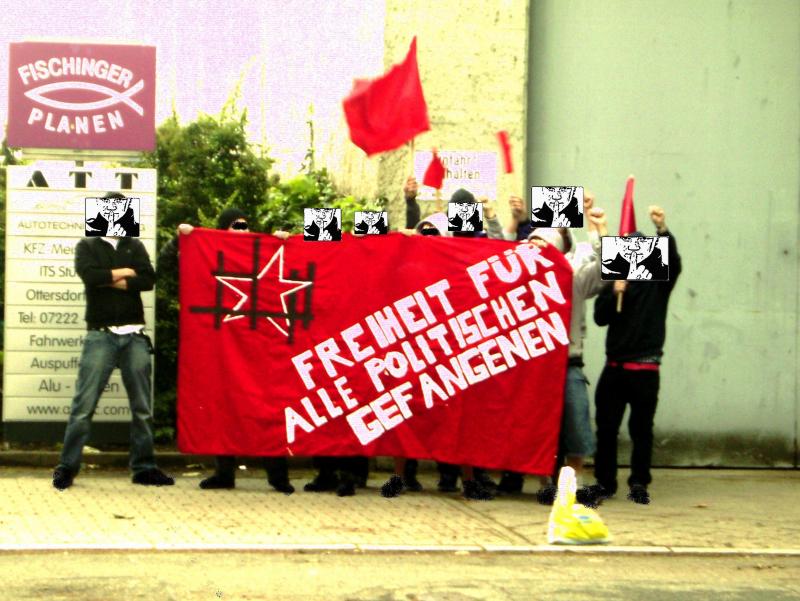 Gruppe vor Dem Rastatter Knast