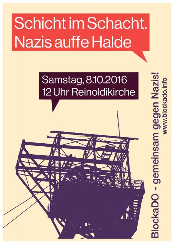 Schicht im Schacht. Nazis auffe Halde.