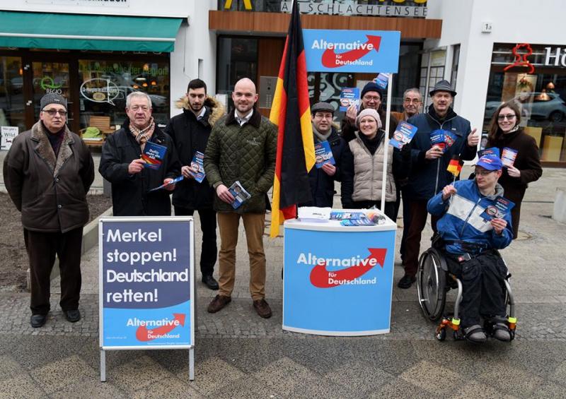 typischer Stand, Samstags in Steglitz-Zehlendorf