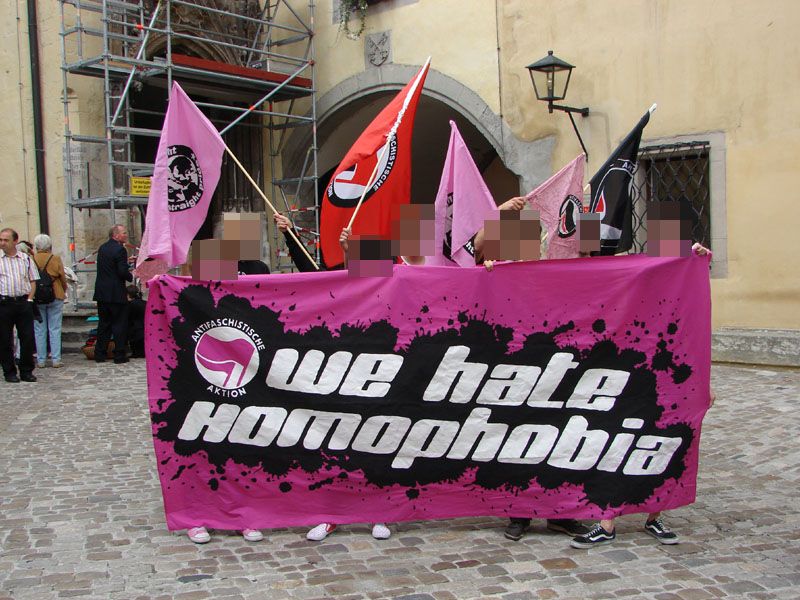 We hate homophobia