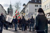 Kundgebung am Bertoldsbrunnen