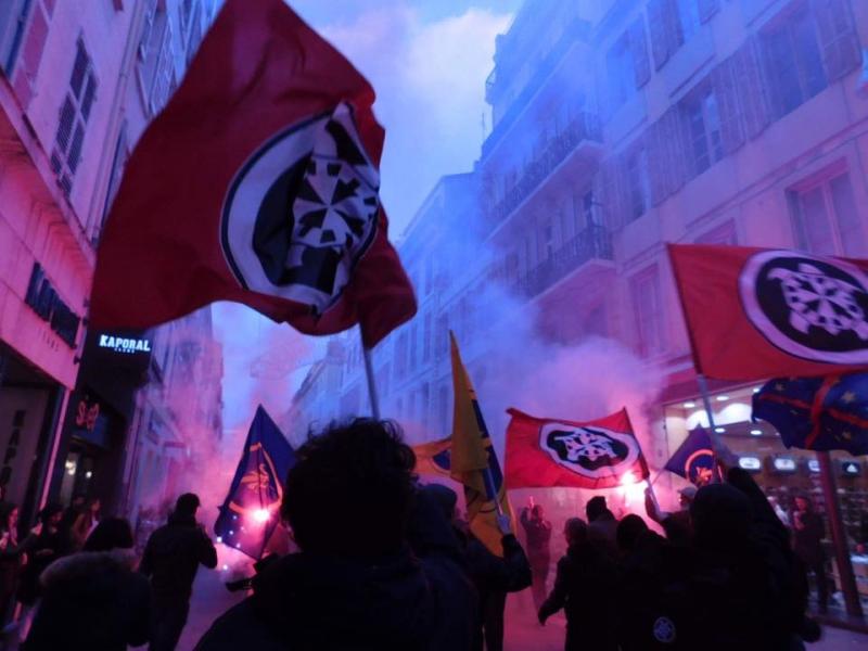 Marseille, 03.12.2016 - Action Française und CasaPound