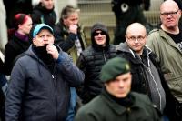 Rolf Becker und Mario Leisering beim Neonazi-Aufmarsch in Dortmund