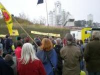 crowd with flag