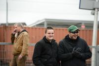 Maurice Scheffler und Adrian Albrecht bei einer Neonazidemonstration mit Christian Worch im Hintergrund