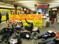 Aktionen in den U Bahnhöfen