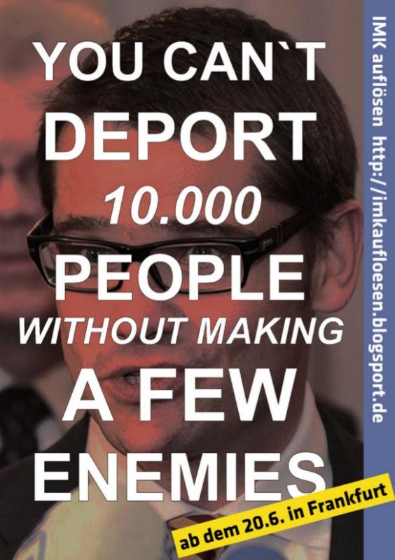 You can't deport 10.000 people without making a few enemies