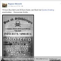 Sandra Lnieling aus Schmalkalden organisiert Busfahrt zu 15 Jahrw Blood&Honour Slowenien