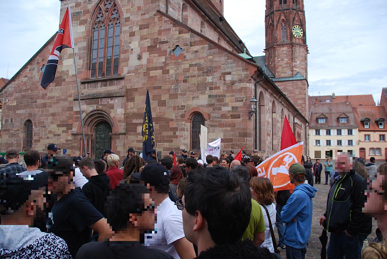 Proteste auf dem Münsterplatz