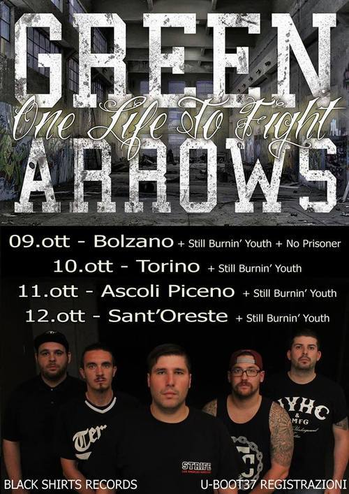 faschistische Hardcore Band aus Bozen "Green Arrows"