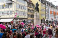 Love or Hate Parade am Bertoldsbrunnen