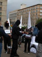 Moskau: Protest gegen die Extremismusgesetze am 17.9.2009