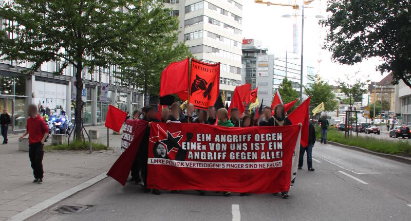 Antirepressionsdemo Stuttgart