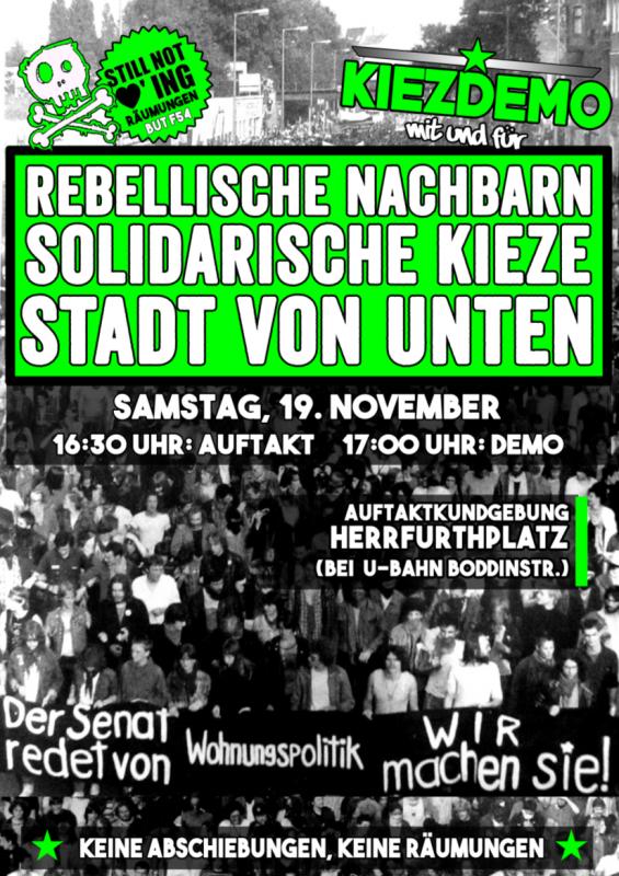 Kiezdemo am 19. November