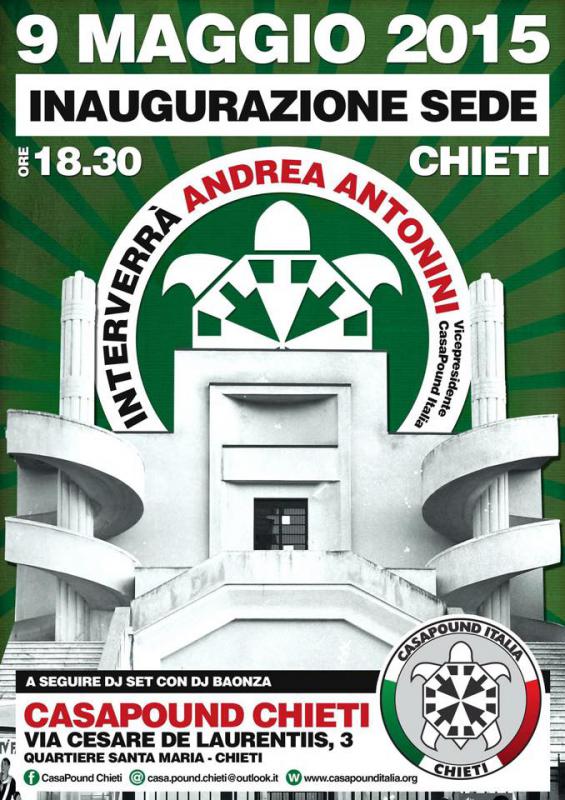 Inaugurazione Sede CasaPound Chieti - 09.05.2015