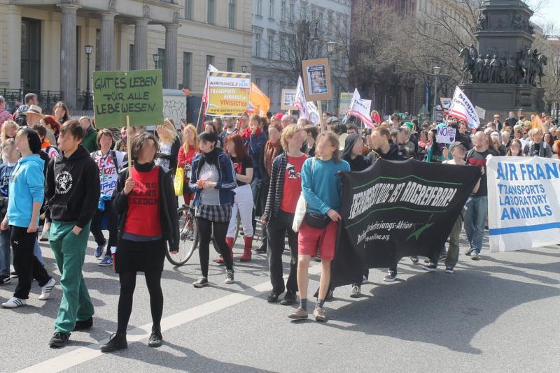 Air France Demo in Berlin 3