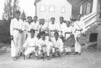 Pfeifer und Trommler des Mössinger Kampfbundes gegen den Faschismus. Fotosammlung Museum Mössingen